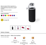 Botella funda neopreno
