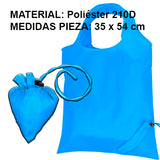 Bolsa plegable poliester promocional