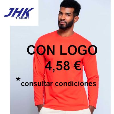 camiseta de manga larga algodon