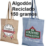 Bolsa de algodon reciclado