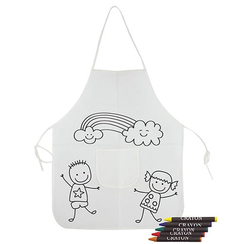 delantal infantil para pintar