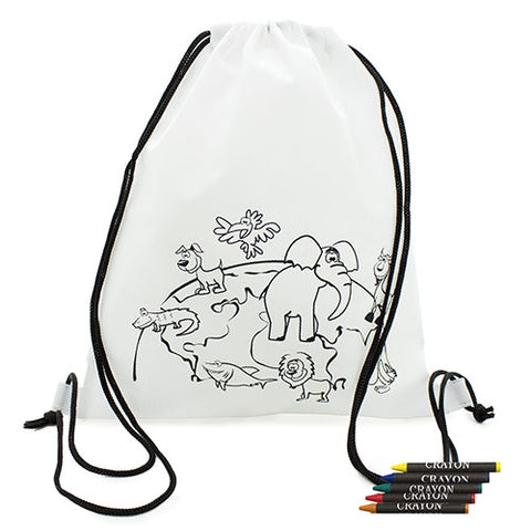 mochila infantil para pintar