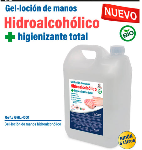 gel hidroalcoholico manos