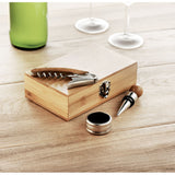 Set vinos bambu