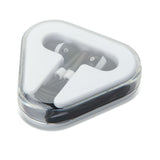Auriculares estuche triangular
