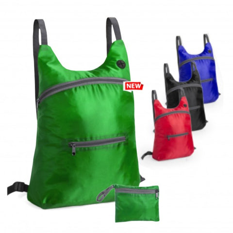 mochila plegable de poliester